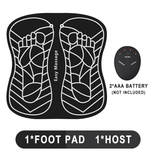 (without USB Cable) 6 Modes 9 Level EMS Physiotherapy Foot Massage Mat Remote Control Relief Fit Stimulator