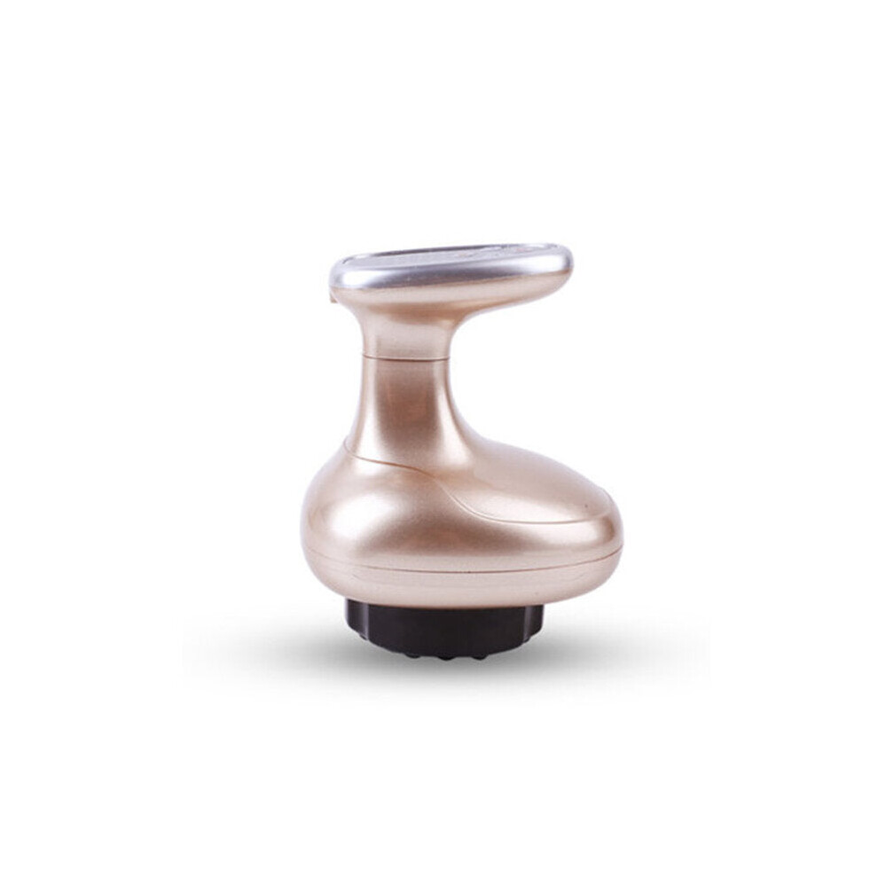 (Gold) Electric Guasha Scraping Massager Stimulate Acupoint Heating Body Slimming Spa Massager Machine
