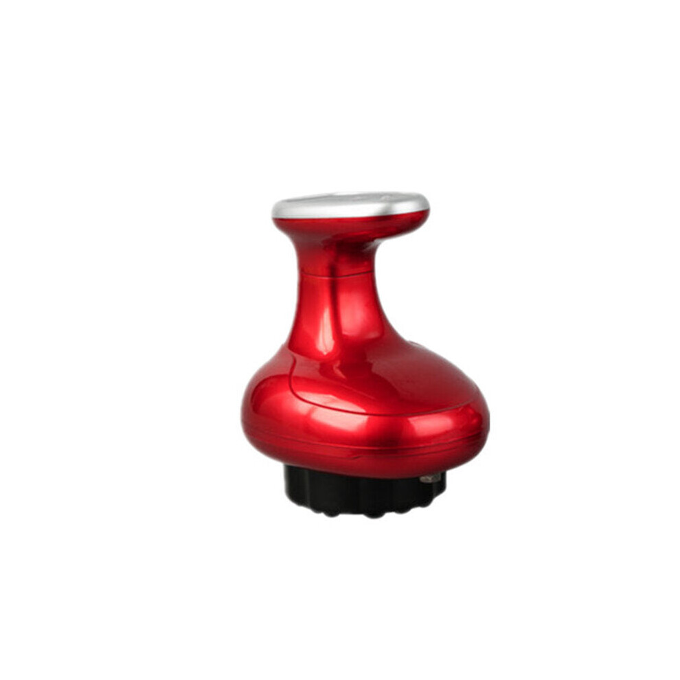 (Red) Electric Guasha Scraping Massager Stimulate Acupoint Heating Body Slimming Spa Massager Machine