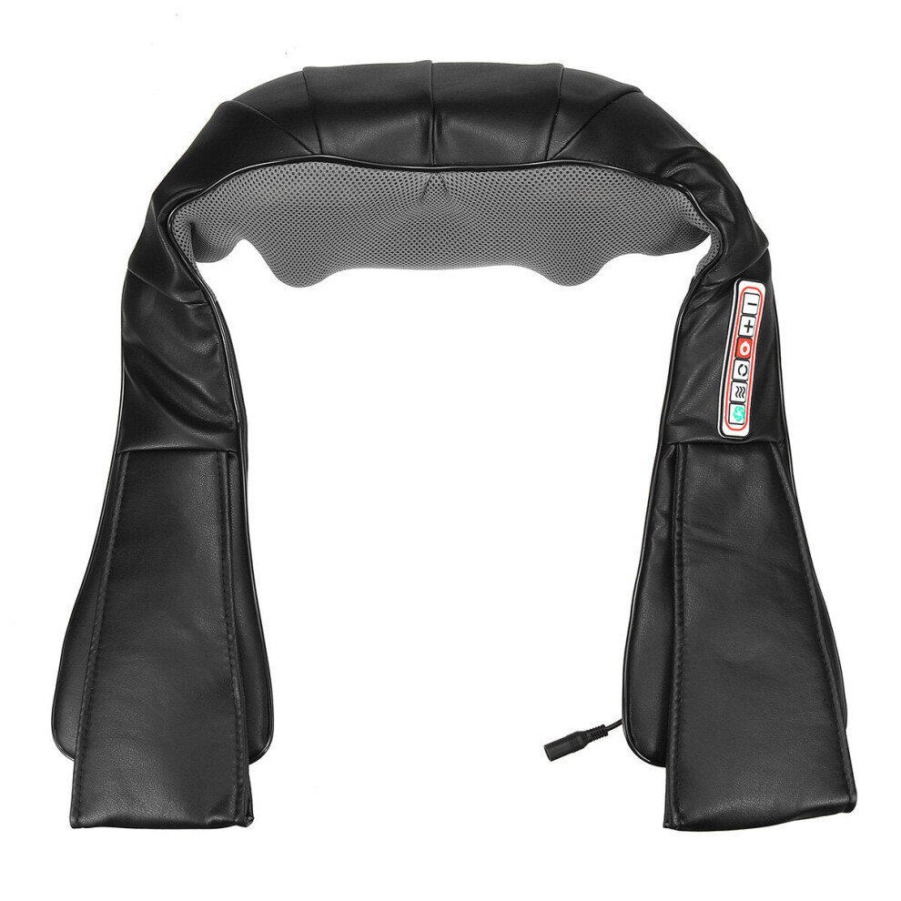 (4 key, US Plug) Electric Massage Shawl Multi-Function Heating Cervical Spine Shoulder Waist Kneading Massager
