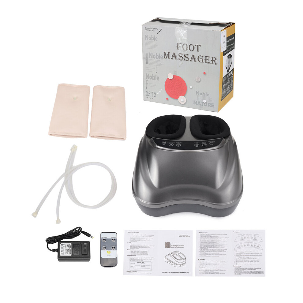 Greenzech (Au Plug) Foot Massager 9 Strength Shiatsu Kneading Rolling Calf Leg Massage Heat Therapy