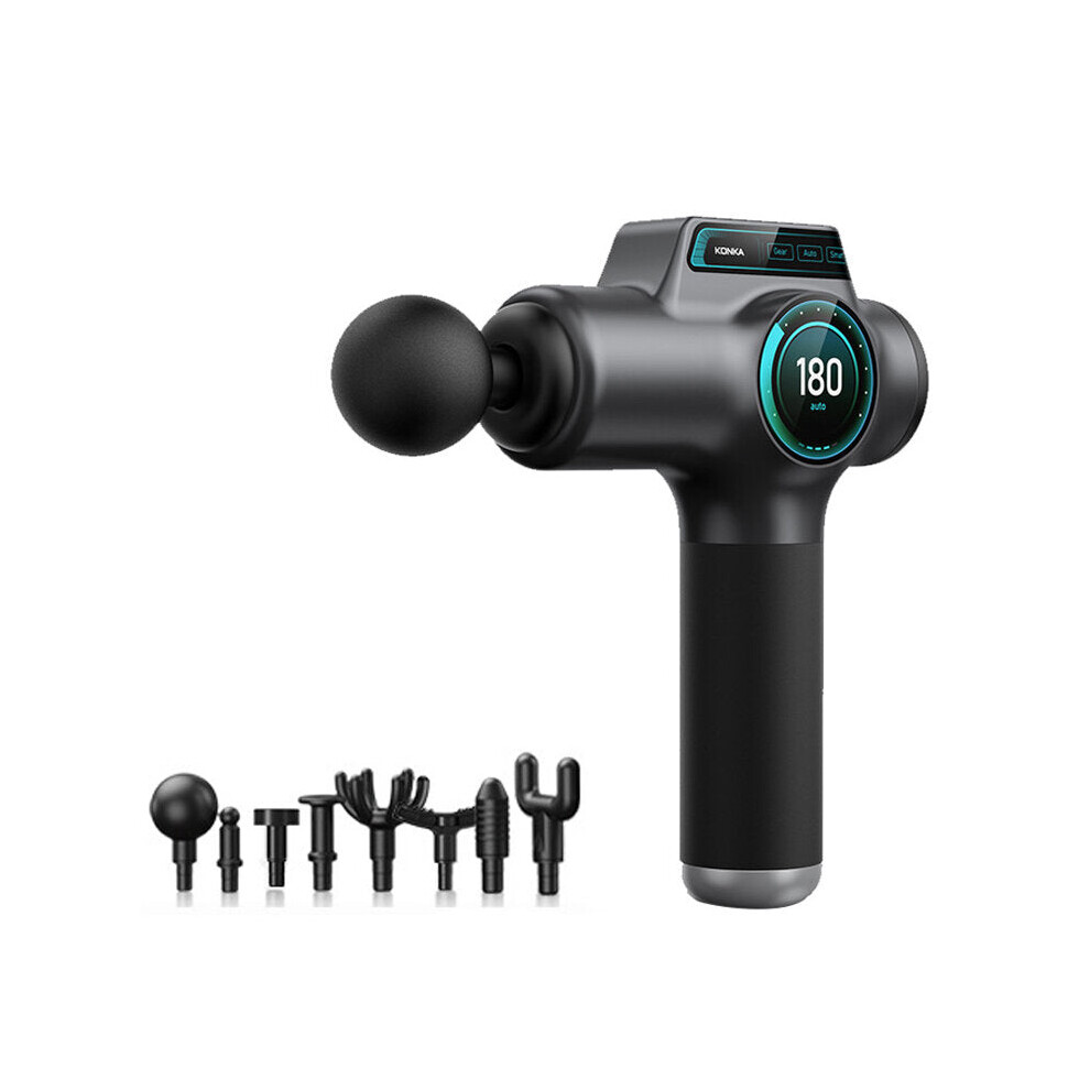 LCD Touch Control Massage Gun AI Intelligent Control Strong Power Fasica Massage Gun Long-lasting Battery Life Massage Gun