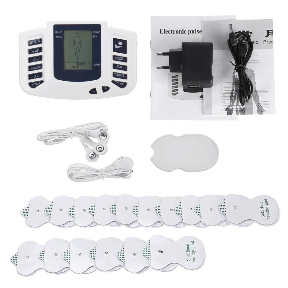 (AU Plug) Electrical Stimulator Massager Body Acupuncture Muscle Relax Therapy Machine