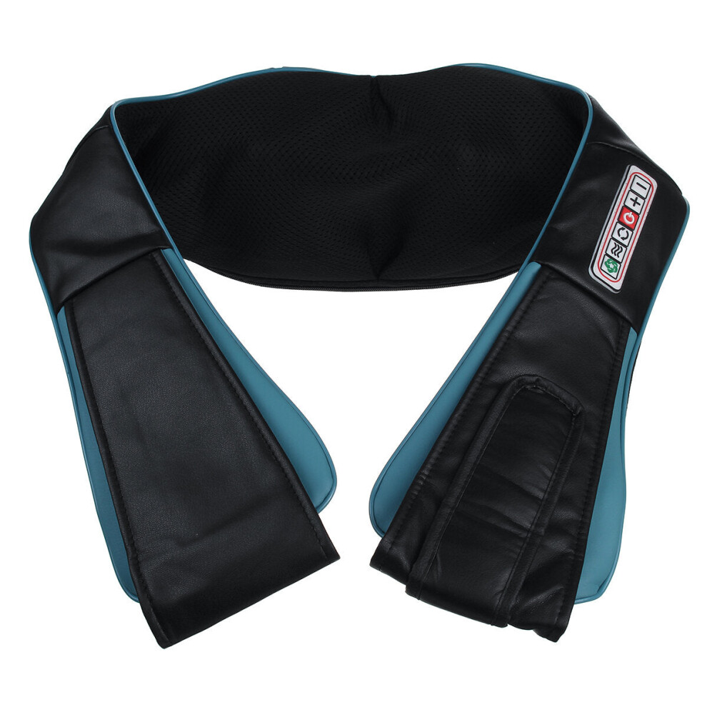 Greenzech (Au Plug) Intelligent 6-Key Button Operation Massage Shawl High Temperature Protection Electric Neck Back Shoulder Heat Massager