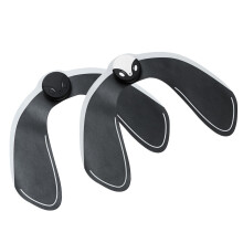 (White) White/ Black EMS Hip Trainer Buttocks Lifting Machine Body Shaper Massager Fitness Equipment