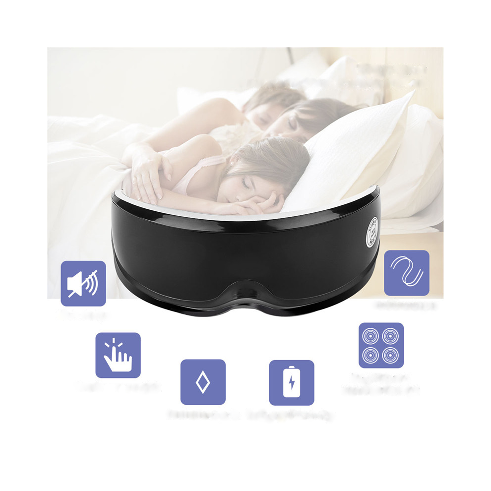Greenzech Wireless Rechargeable Eye Massager Magnets Acupoints Massage Vibrate Eye Care Fatigue Stress Relief Goggles Improve Eyesight