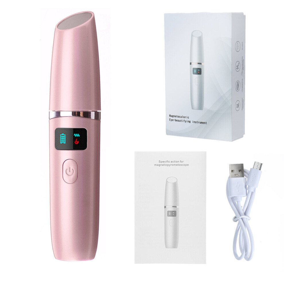 Greenzech Gold/Dark (Rose ) 5V Usb Rechargeable Electric Vibration Heat Eye Face Massager Anti Wrinkle Circle