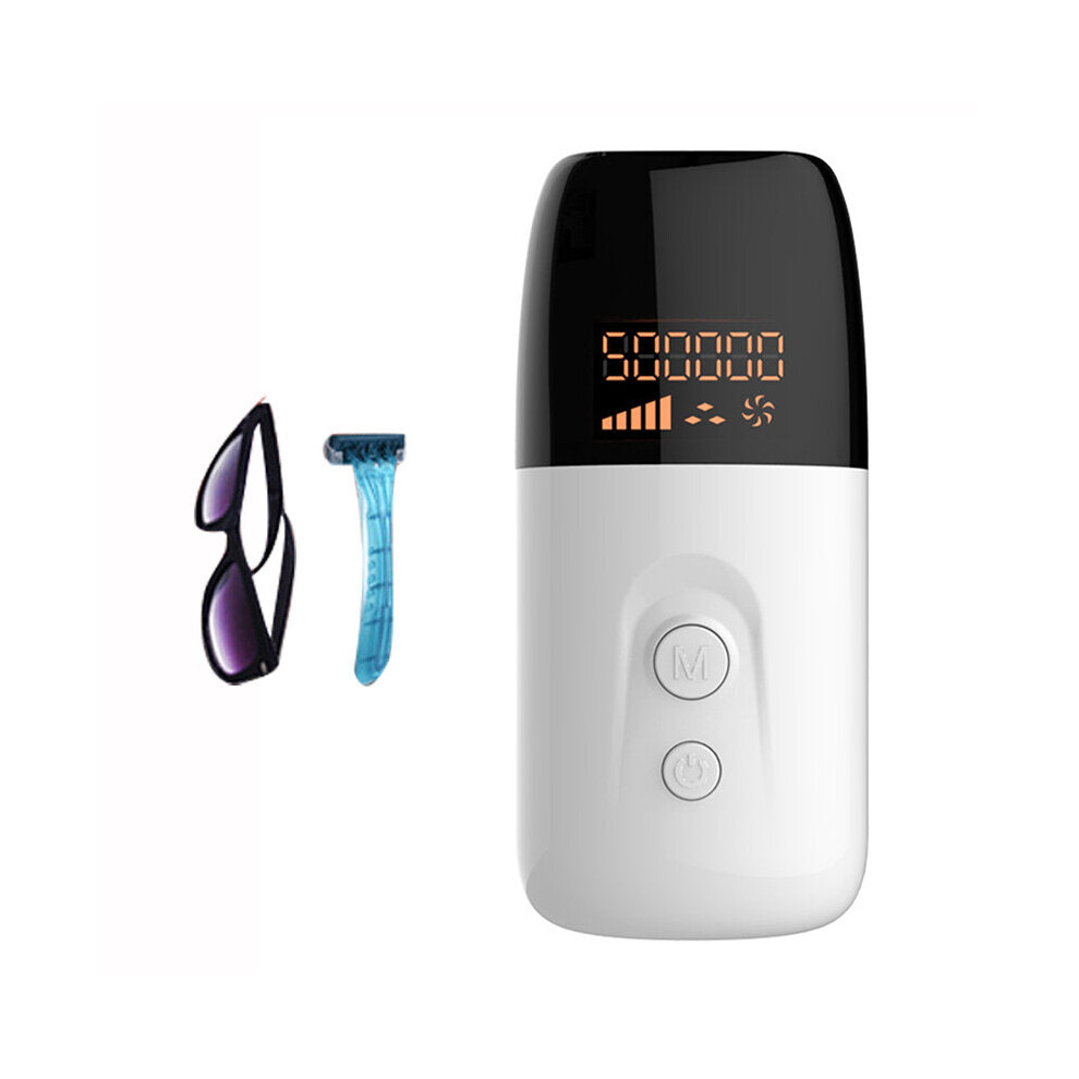 Greenzech White (, Us Plug) Laser Epilator 990000 Ipl Hair Removal Depilatory 5 Levels Auto Facial Body Depilator Permanent Painless Hair Remover For Women