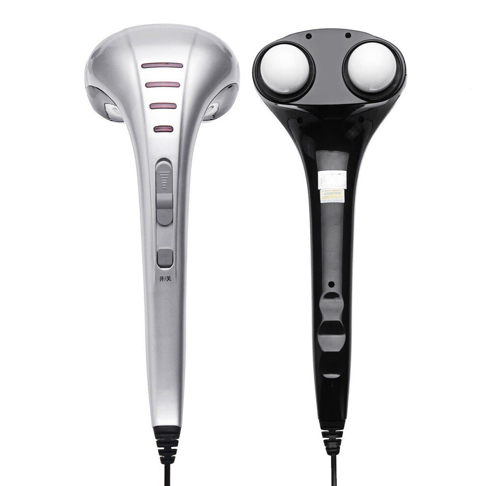 Greenzech Double Head 3 Interchangeable Nodes Variable Speed Handheld Electric Massager Deep Percussion