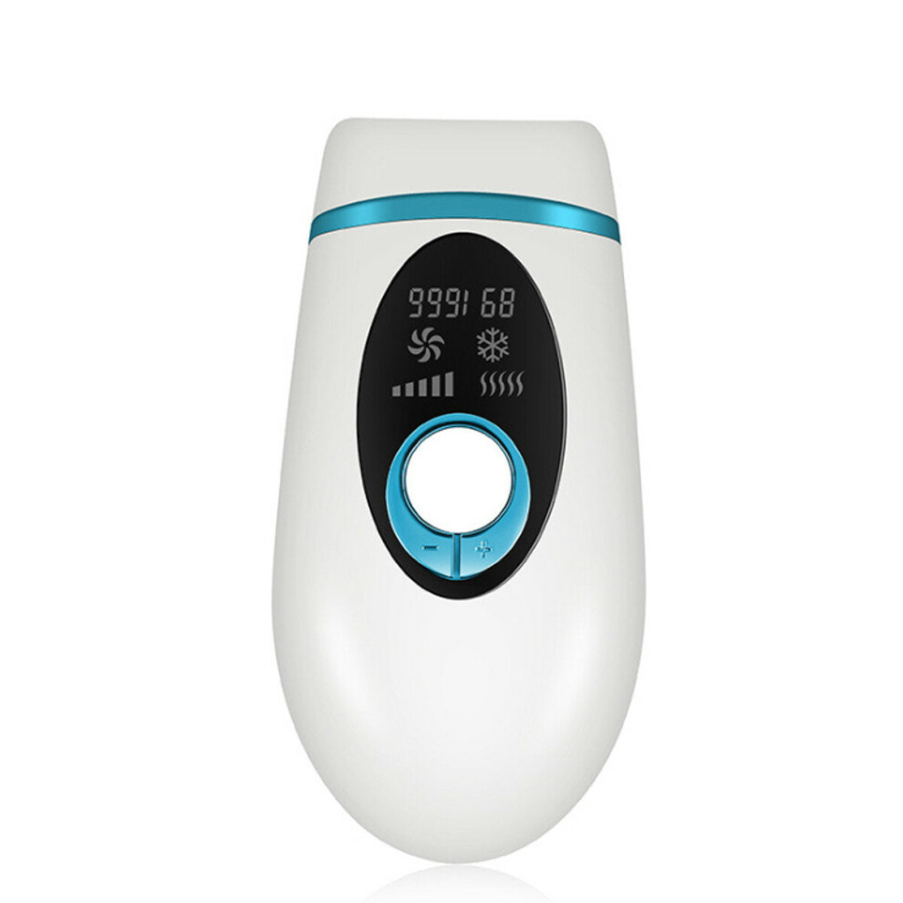 Greenzech Blue (, Eu Plug) Laser Epilator 990000 Ipl Hair Removal Depilatory 5 Levels Auto Facial Body Depilator Permanent Painless Hair Remover For Women