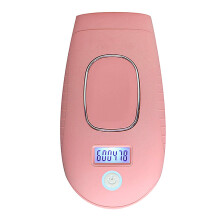 (Pink) Digital Display IPL Laser Epilator Body Hair Removal Bikini Line Armpit Permanent Depilator Home Use