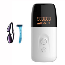 (White, EU Plug) Laser Epilator 990000 IPL Hair Removal Depilatory 5 Levels Auto Facial Body Depilator Permanent Painless Hair Remover For Women