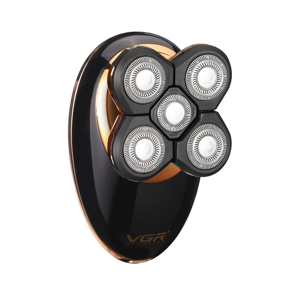 USB Charging Men's Multi-functional Razor Electric Shaved Head Can Be Washed LCD Digital Display