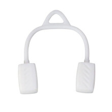 (White) 30/40/50lbs Food-grade Silica Gel Jawline Exercise Ball Muscle Trainin Fitness Ball Neck Face Toning Jaw Muscle Training