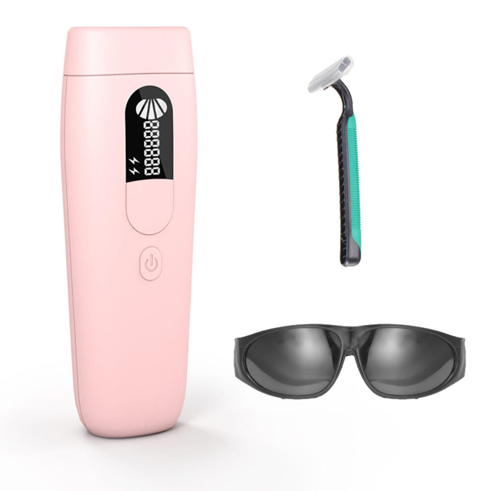 Greenzech (Au Plug) 999999 Flash 2 In 1 Ipl Laser Epilator Ice Feeling Painless Hair Remover With Glasses Shaver