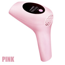 (Pink) 900000 Flashes Laser IPL Hair Remover Epilator 8 Gears Body Painless Electric Hair Removal Device
