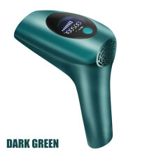(Dark Green) 900000 Flashes Laser IPL Hair Remover Epilator 8 Gears Body Painless Electric Hair Removal Device