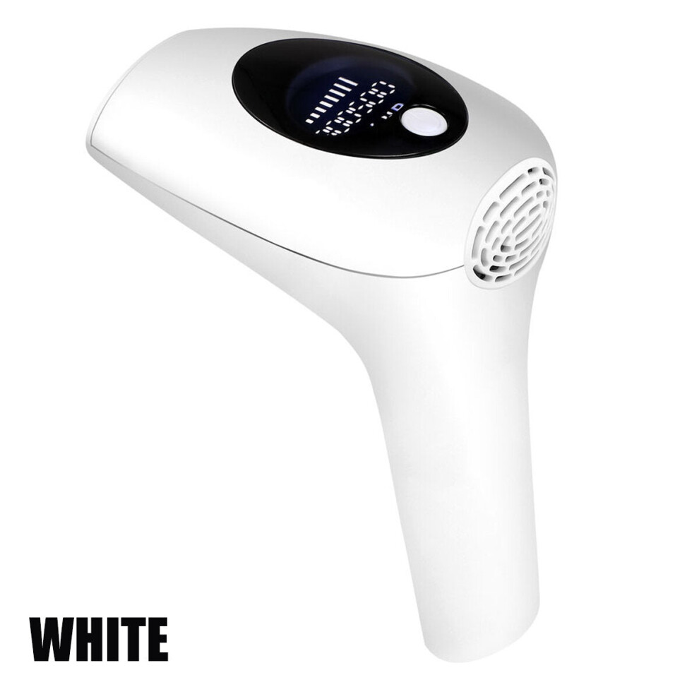 Greenzech (White) 900000 Flashes Laser Ipl Hair Remover Epilator 8 Gears Body Painless Electric Hair Removal Device