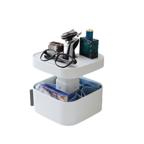 Bathroom Multi-functional Faceplate Shelves Creative Folding Cosmetics Storage Box 1