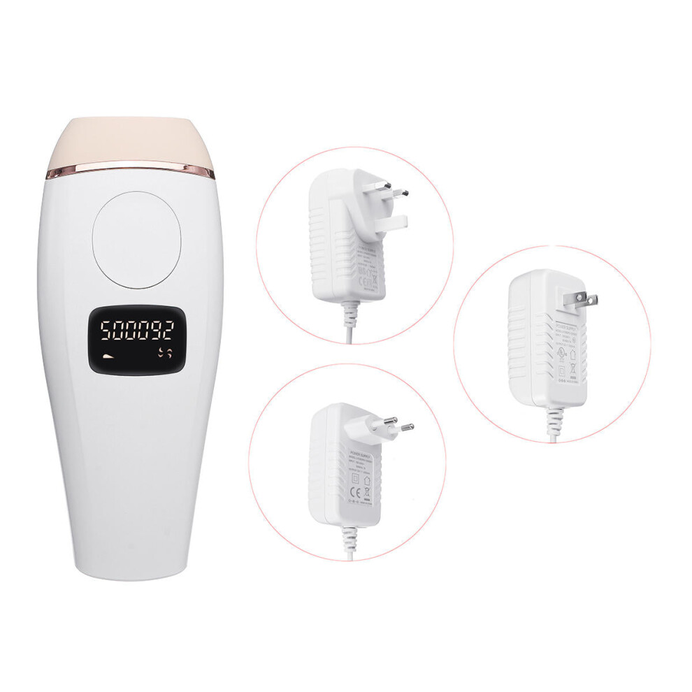 Greenzech (Uk Plug) 500,000 Flashes Ipl Hair Removal Device Body Hair Removal Permanent Hair Removal Ipl Epilator System