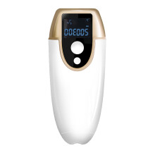 (Gold) 100V-240V 500000 Flashes Laser IPL Permanent Epilator Hair Removal Remover Women Bikini Face Body