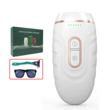 (White, US Plug) 990000 Flashes IPL Photoepilator Laser Epilator Permanent Hair Removal Depiladora Painless Electric Body Leg Shaving Tool