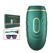 (Green, EU Plug) 990000 Flashes IPL Photoepilator Laser Epilator Permanent Hair Removal Depiladora Painless Electric Body Leg Shaving Tool