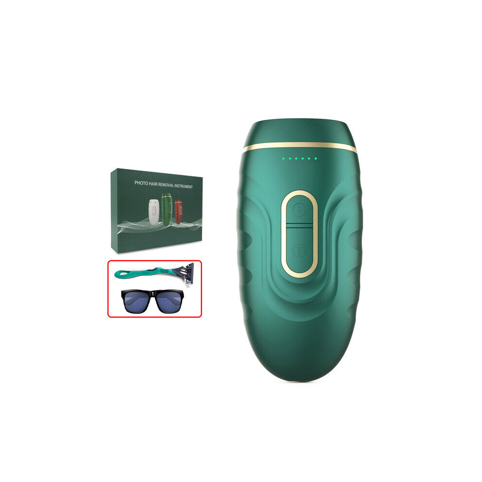 (Green, US Plug) 990000 Flashes IPL Photoepilator Laser Epilator Permanent Hair Removal Depiladora Painless Electric Body Leg Shaving Tool