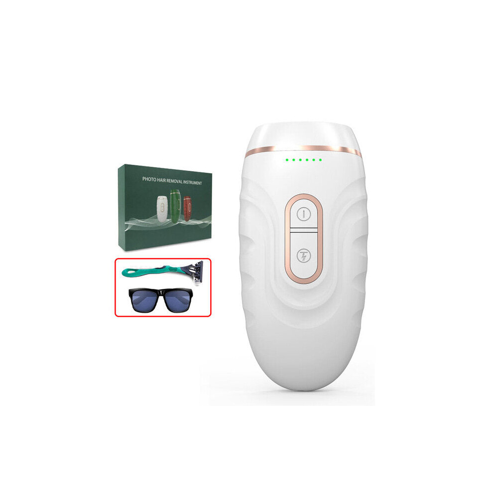 Greenzech (White, Eu Plug) 990000 Flashes Ipl Photoepilator Laser Epilator Permanent Hair Removal Depiladora Painless Electric Body Leg Shaving Tool