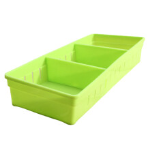 (Yellow) Adjustable Makeup Storage Box Drawer Home Kitchen Office Supplie Pencil Jewelry Organizer