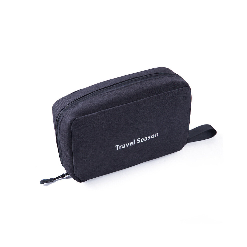 (Black) Travel Cosmetic Bag Waterproof Hanging Toiletry Bags  Makeup  Organizer Case-image-OPC-PGKF7RD-NEW