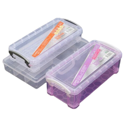 (M) Plastic Cosmetic Nail Art Pill Storage Organizer Container Case Box 2