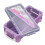 (M) Plastic Cosmetic Nail Art Pill Storage Organizer Container Case Box 6