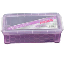 (M) Plastic Cosmetic Nail Art Pill Storage Organizer Container Case Box