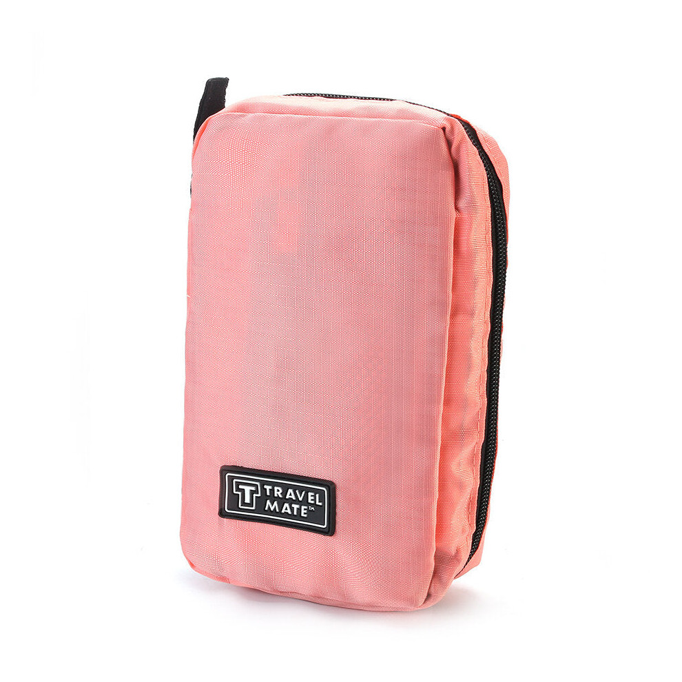 (Pink) Waterproof Portable Makeup Travel Toiletry Organizer Hanging Wash Cosmetic Bag