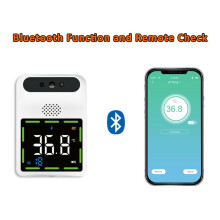(Bluetooth Version) Non-contact IR Infrared Thermometer Forehead Wall-Mounted LCD Digital High Precision Thermometer With Fever Alarm