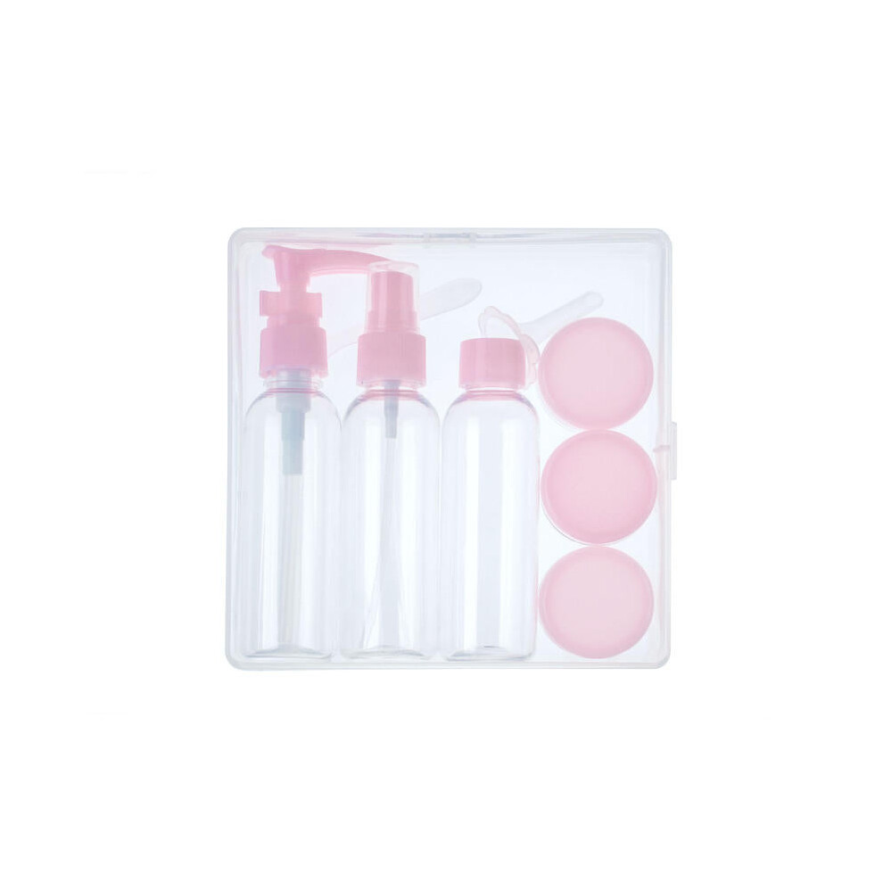 18 Pcs Portable Disinfectant Bottle Transparent Hand Sanitizer Hand Soap Refillable Bottles Cosmetics Container