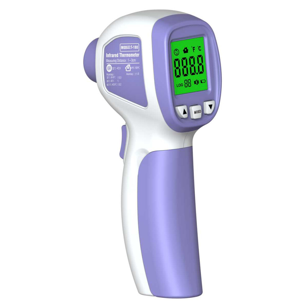 Greenzech 2 In 1 Non-Contact Lcd Display Digital Body Surface Thermometer With Fever Alarm