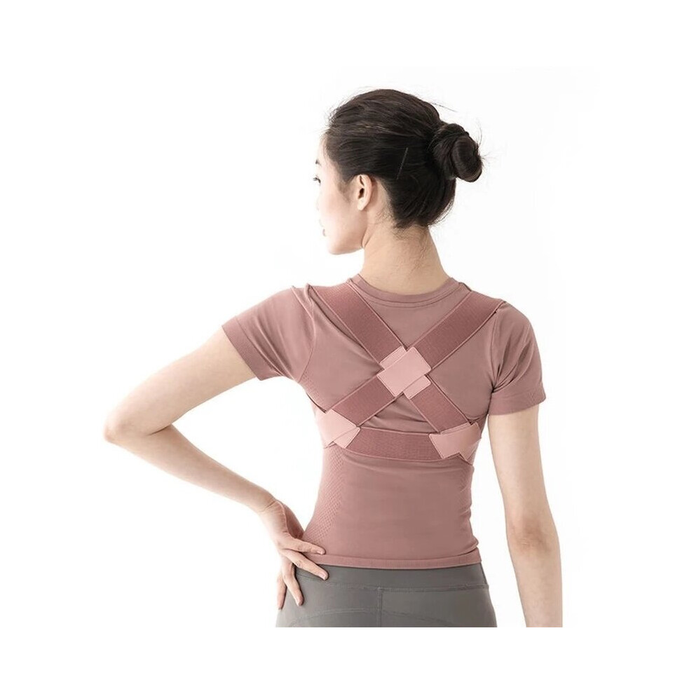 Greenzech (Red, M) Posture Corrector Women Body Shaper Corset Chest Support Belt Shoulder Brace Back Support Correction