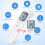Touchless Forehead Thermometer With LCD Display Fever Alarm 6