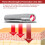 Portable Red Light Physiotherapy Device 3 LED Diodes 630+660+850NM With Timer Function 4