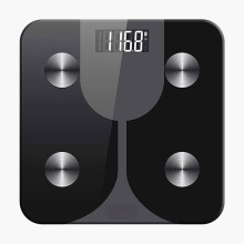 (Black) Bakeey bluetooth Smart Body Fat Scale Household Electronic Body Weight Scale