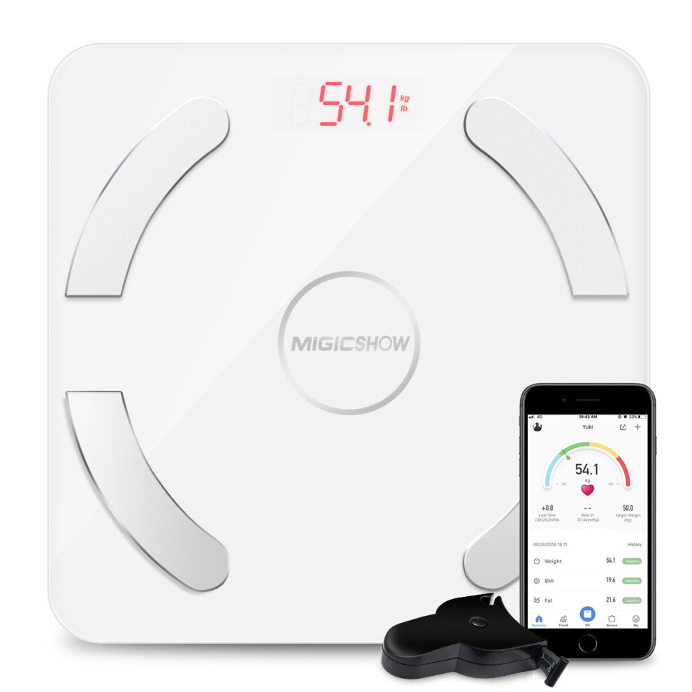 Greenzech Wifi Bluetooth Smart Body Fat Scale Led Digital Weight Scale