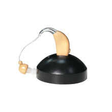 (Skin Color/Black-Type A) Mini Portable Hearing Aid Noise Reduction Volume Adjustment Ear Sound Amplifier Low Power Non-toxic Hearing Aids