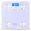 bluetooth Receiver 4.0 LCD Smart App Body Fat Scales Weight Data Analysis 6
