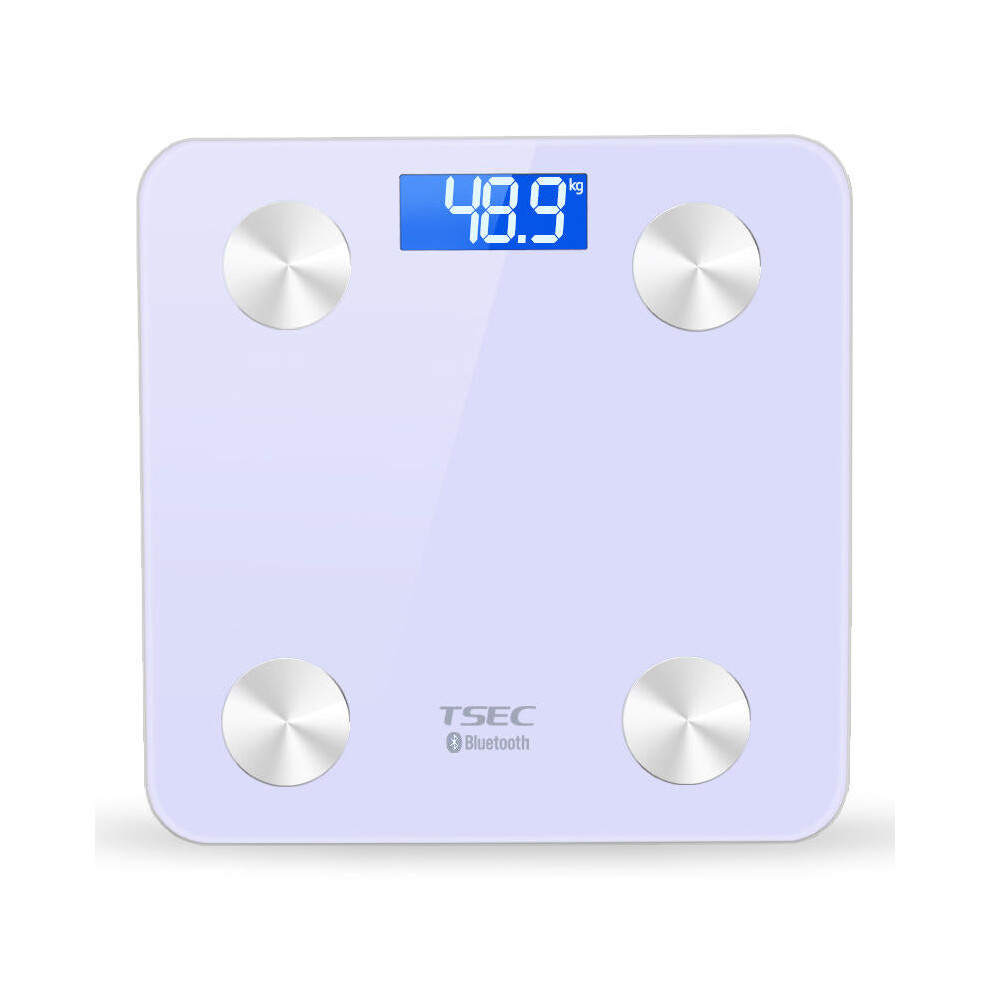 Greenzech Bluetooth Receiver 4.0 Lcd Smart App Body Fat Scales Weight Data Analysis