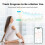 (Pink) Smart Bluetooth Body Weight Scale: BMI Analyzer, App Sync, USB Charging 2