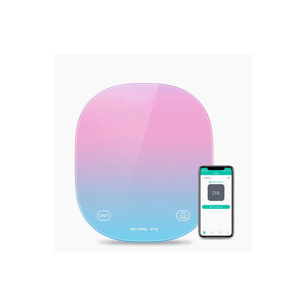 Greenzech Pink (Pink) Smart Bluetooth Body Weight Scale: Bmi Analyzer, App Sync, Usb Charging