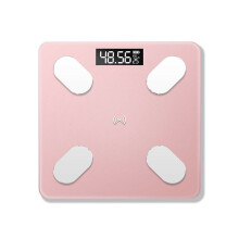 (Rose Gold) Mrosaa Digital Smart APP Electronic Weight Scale Body Fat Scale Smart BMI Scale LED Wireless Weight Scale APP Control