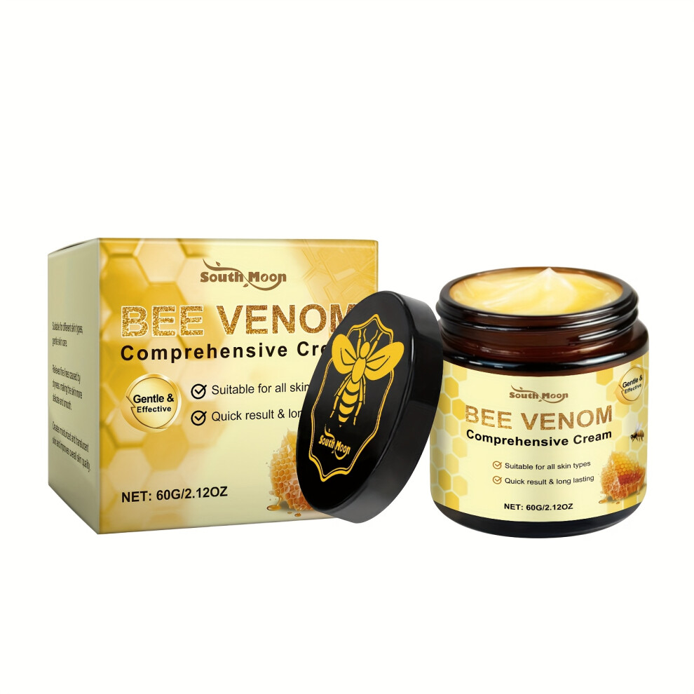 Bghone Light/Beige/Cream (60G) 60G Moisturizing Honey Natural Ingredients Gentle Non-Irritating Hydrating Nourishing Massage Daily Care